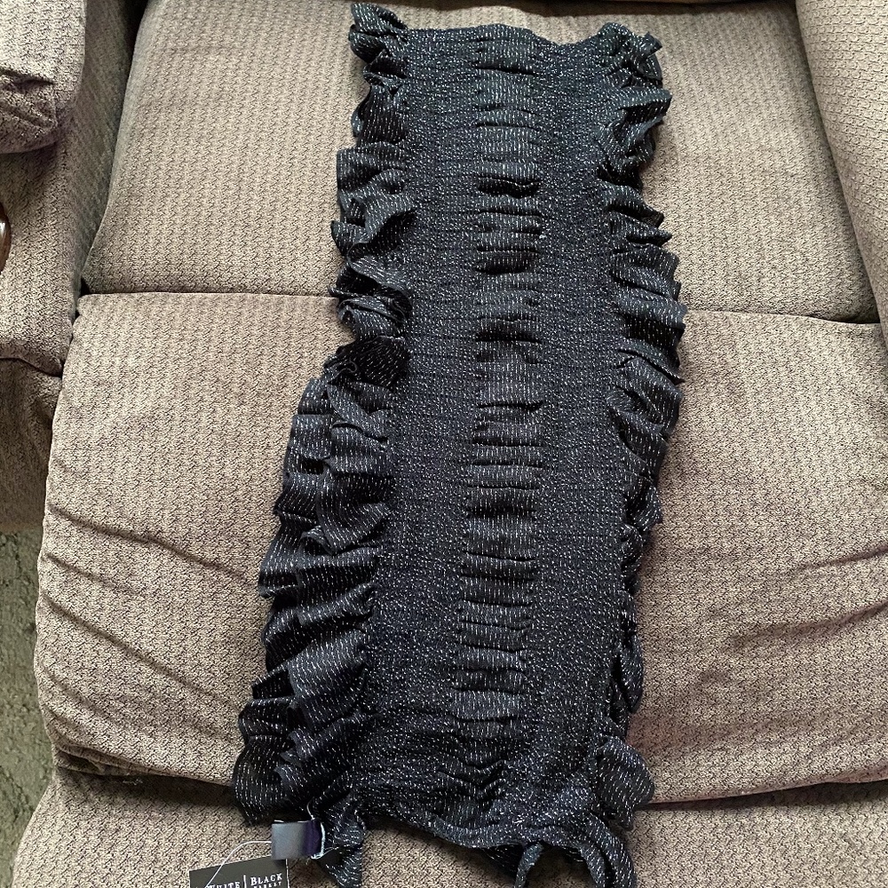 Black Sparkle Scarf